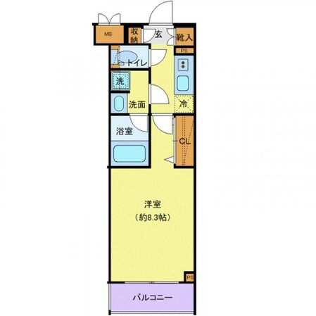 ディアレイシャス世田谷上町の物件間取画像